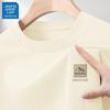 JEANSWEST LIFE Мужская летняя футболка 2025 года с круглым вырезом из плотного хлопка