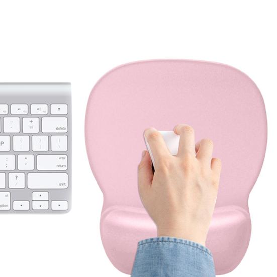 Эргономичный коврик для мыши с поддержкой запястья, нескользящая основа, облегчающая боль, гладкий игровой коврик для мыши, подушка для запястья