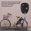Hot Anti-theft Bike Lock Cycling Security Lock Remote Control Vibration Alarm Professional Bicycle Vibration Alarm Wholesale