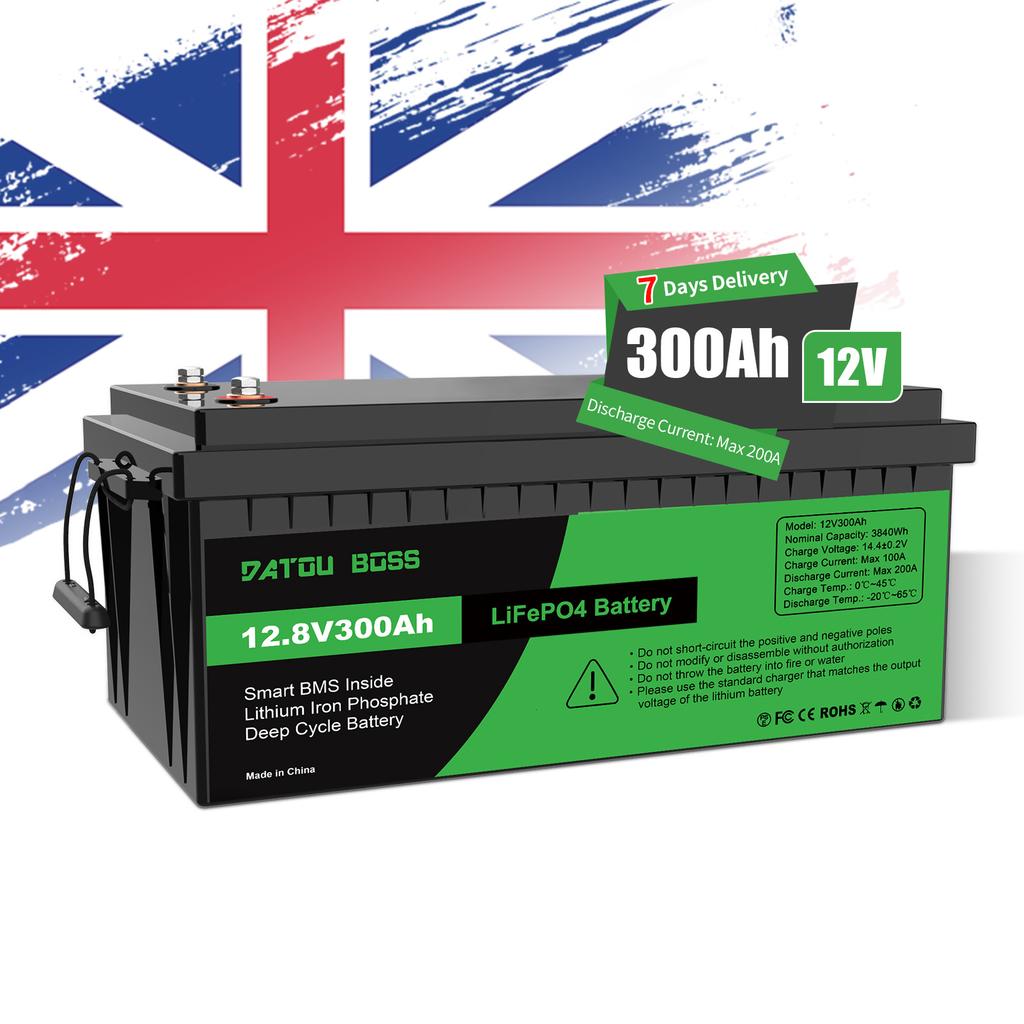 EU PL STOCK NO TAX 12V 24V Lithium Ion Batteries Pack Battery LiFePO4 100Ah 200Ah 300Ah Home Energy Storage for RV Car Golf