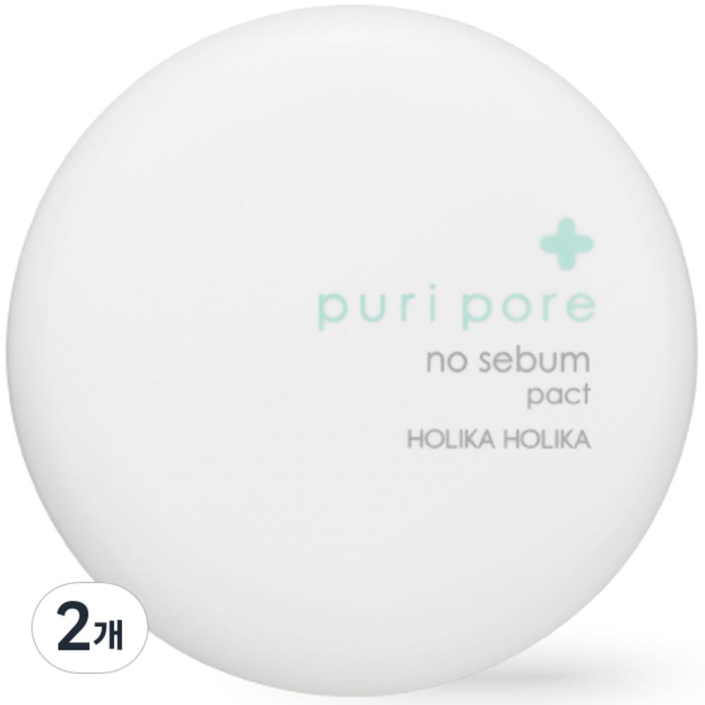 HOLIKA HOLIKA Puripore No Sebum Pact, 2 шт.