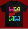 Новая Популярная Футболка The Monkees в Цвете Черная Размер S-5XL Футболка Унисекс Футболка