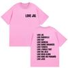 Love Jul France Rapper 2025 Album Print T Shirt Men Women Vintage Fashion Short Sleeve T-shirts Casual Oversized Cotton T-shirt
