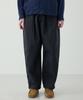 NODU Хлопковые брюки со ремешком-шариком [Черный]