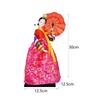Korean Hanbok Doll Mini Unique Toy Cute Female Statue Geisha Kimono Figurine for Party Desktop Wedding Shop Family Gathering