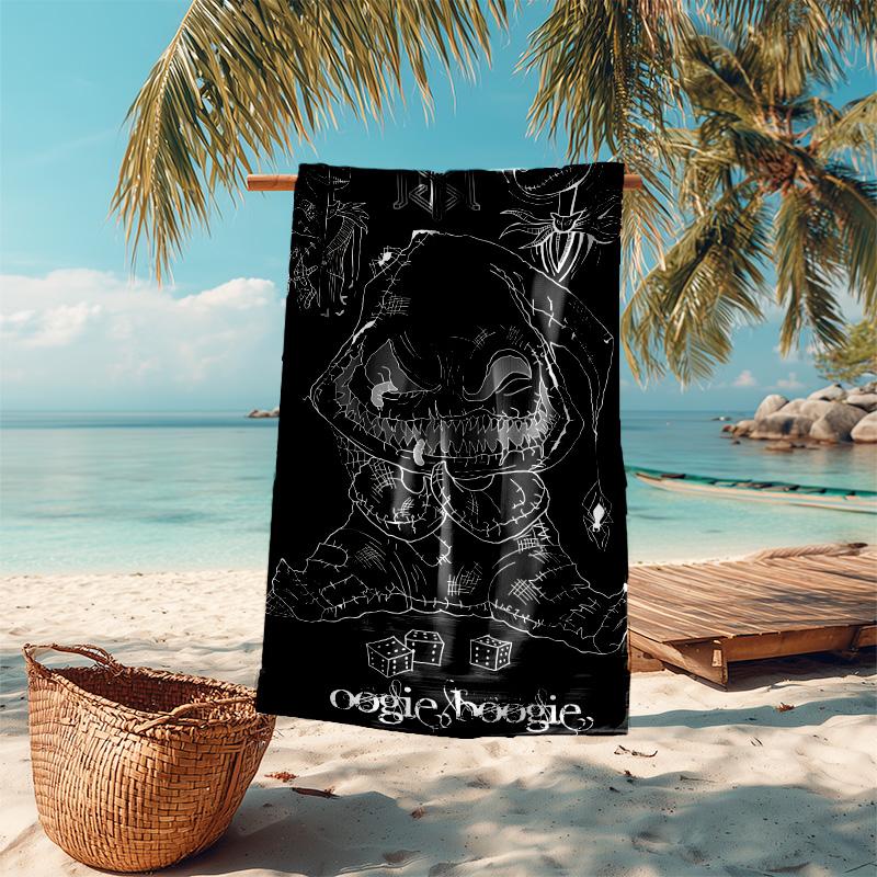 1pc Nightmare Before Christmas Microfiber Beach Towels Quick Dry Towel Sand Beach Towels Pool for Travel Swim Pool. S729013