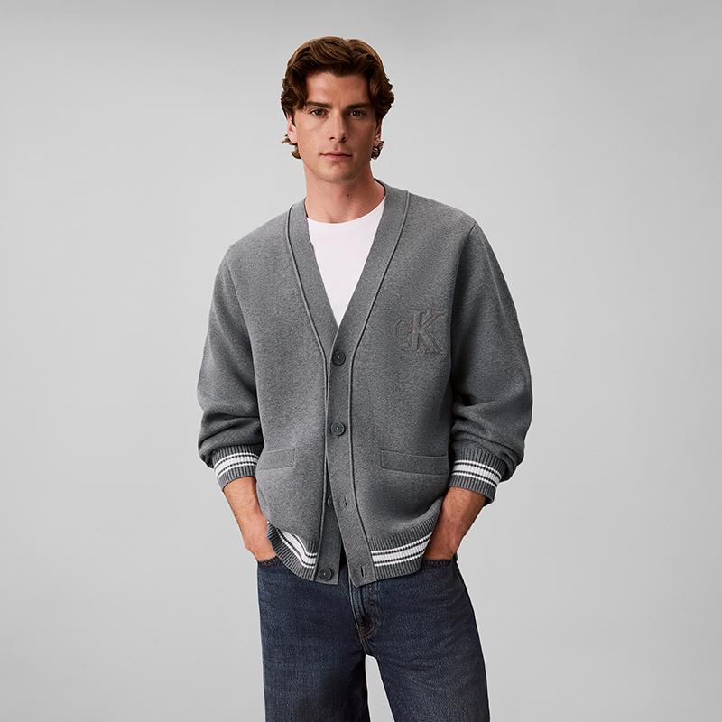 Calvin Klein Knitwear Unisex V-neck Moderate 4RD389G-P7E
