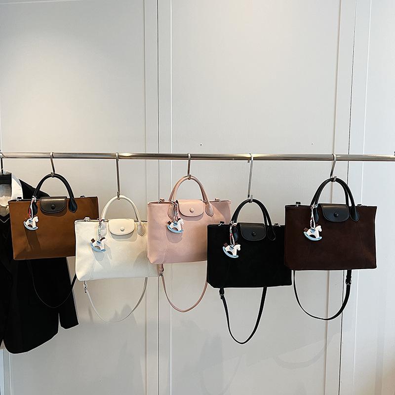 Простая и популярная повседневная портативная сумка, женская универсальная модная сумка-мессенджер контрастных цветов, персонализированная ретро сумка на плечо