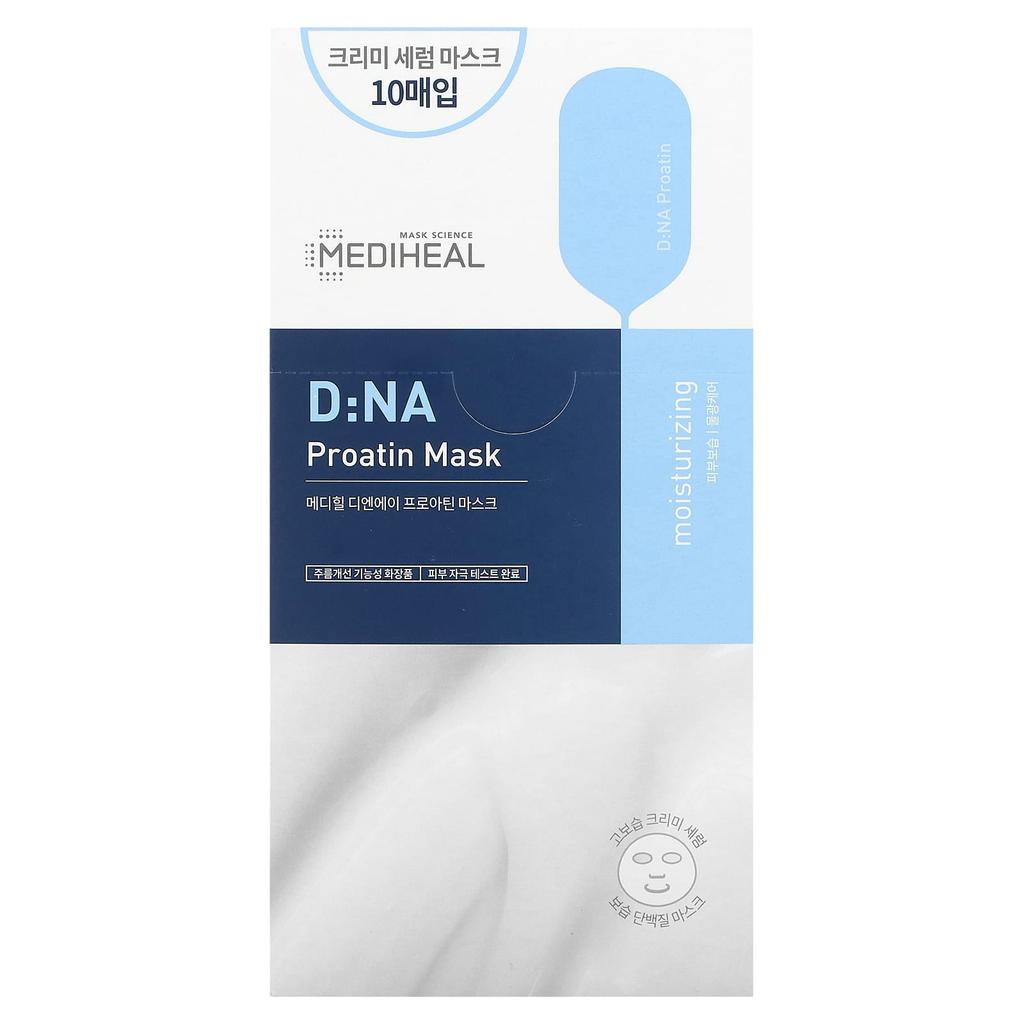 Mediheal Маска DNA Proatin, 10 листов по 25 мл каждый