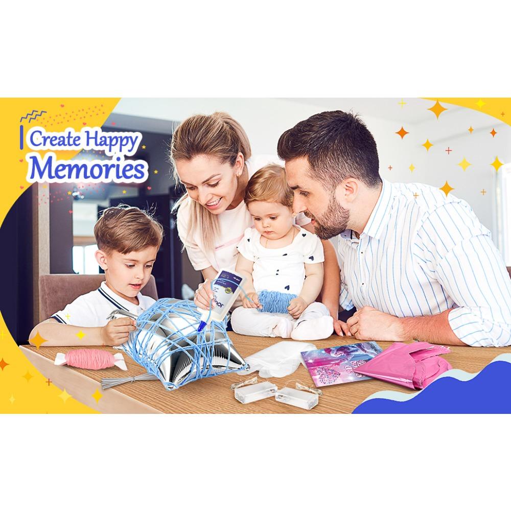 3D-ниточный художественный набор, набор для рукоделия, детские подарки для девочек для игр от 9 до 12 лет, фонари, украшения ручной работы