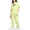 Nike Drop Shoulder Sleeve T Shirt Women's Yellow Green CJ3105-367