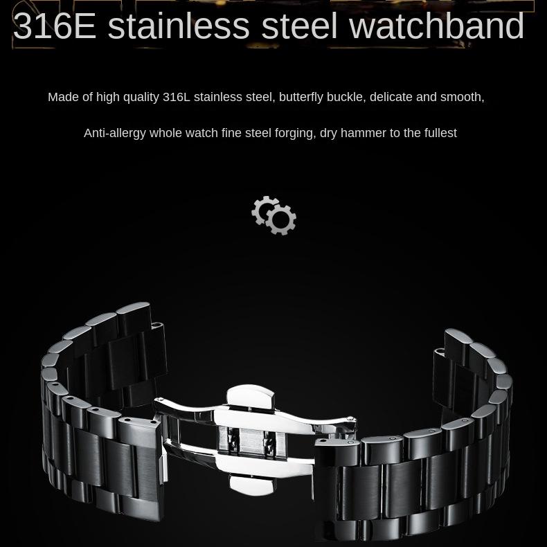 Модифицированные часы SVJ с поворотным концентратором, трехмерные полые автомобильные кованые мужские часы Gini, кварцевые часы