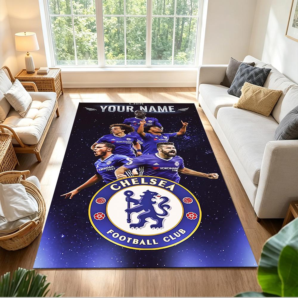 Chelsea Fc Football Player Customized Name Floor Mat Design for Hallway Dormitory Study room Foyer Anti-slip Rug Office home decor