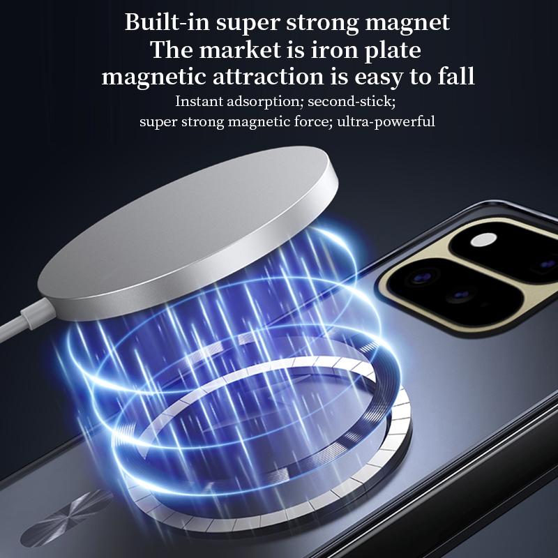 Для MagSafe Магнитная Зарядка Чехол для Телефона Для Google Pixel 9 10 11 Pro Fold Металлический Жесткий ПК Ударопрочный Защитный Чехол