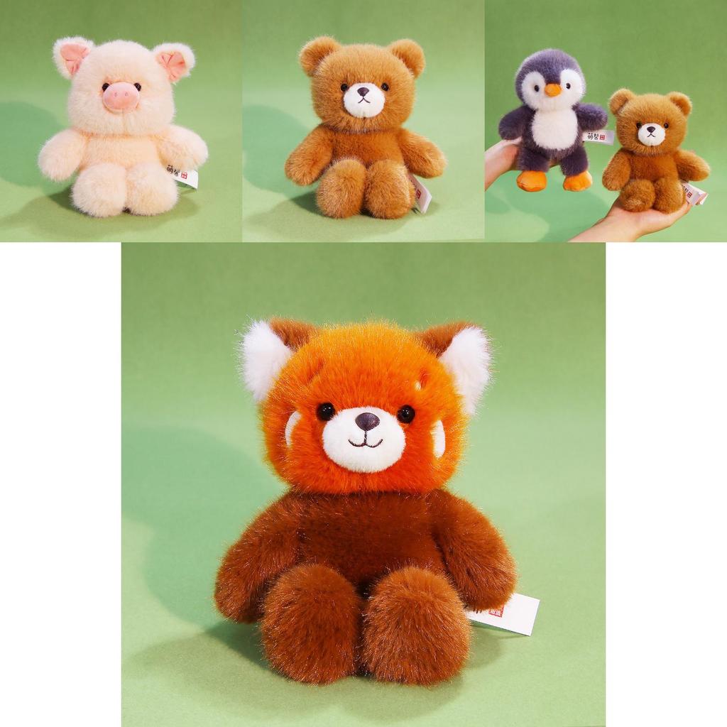 Elephant Panda Pig Rabbit Plush Toy With 7d Cotton Filling For Kids And Teens Gift