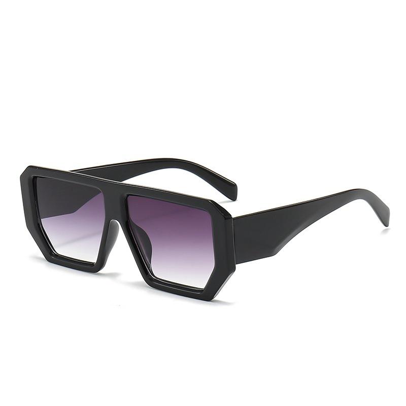 Винтажные солнцезащитные очки с большой оправой для женщин и мужчин, квадратные солнцезащитные очки, ретро, многоугольные очки, очки-гогглы, мужские, женские, прямоугольные очки ? ? ?