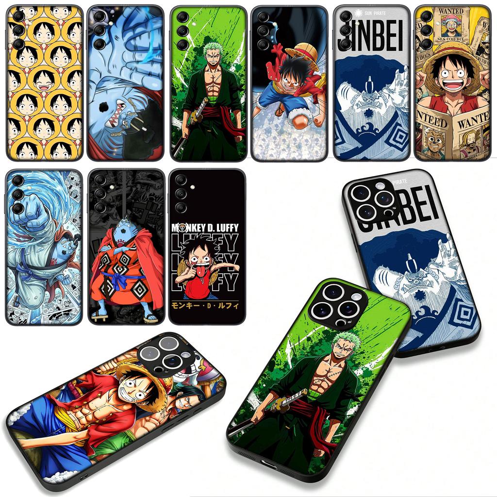 Cover for Apple iPhone 17 16 11 Pro XS Max XR 6 7 8 Plus 16E SE 2020 Air 5 SE2 Phone Case Jinbe Zoro One Pieces Luffy Comics