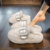 Fashion New Winter Home Slippers Outdoor Winter Thick Bottom Soft Bottom Non-slip Plush Slippers Fashion Women Shoes Zapatos De Mujer