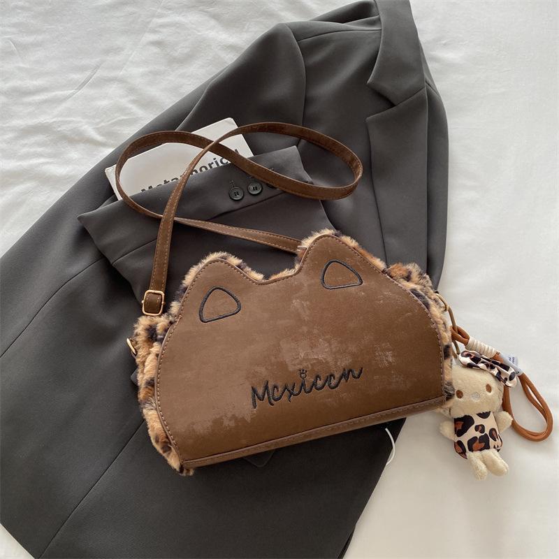 Retro Cartoon Small Bag Women'S Fashion Messenger Bag Cute Cute Shoulder Bag Women