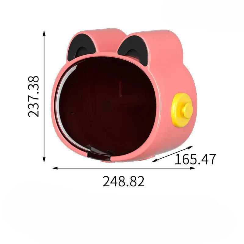 Съемные коробки для салфеток Kawaii настенный чехол для туалетной бумаги в виде кошачьих ушей контейнер для хранения украшений аксессуары для ванной