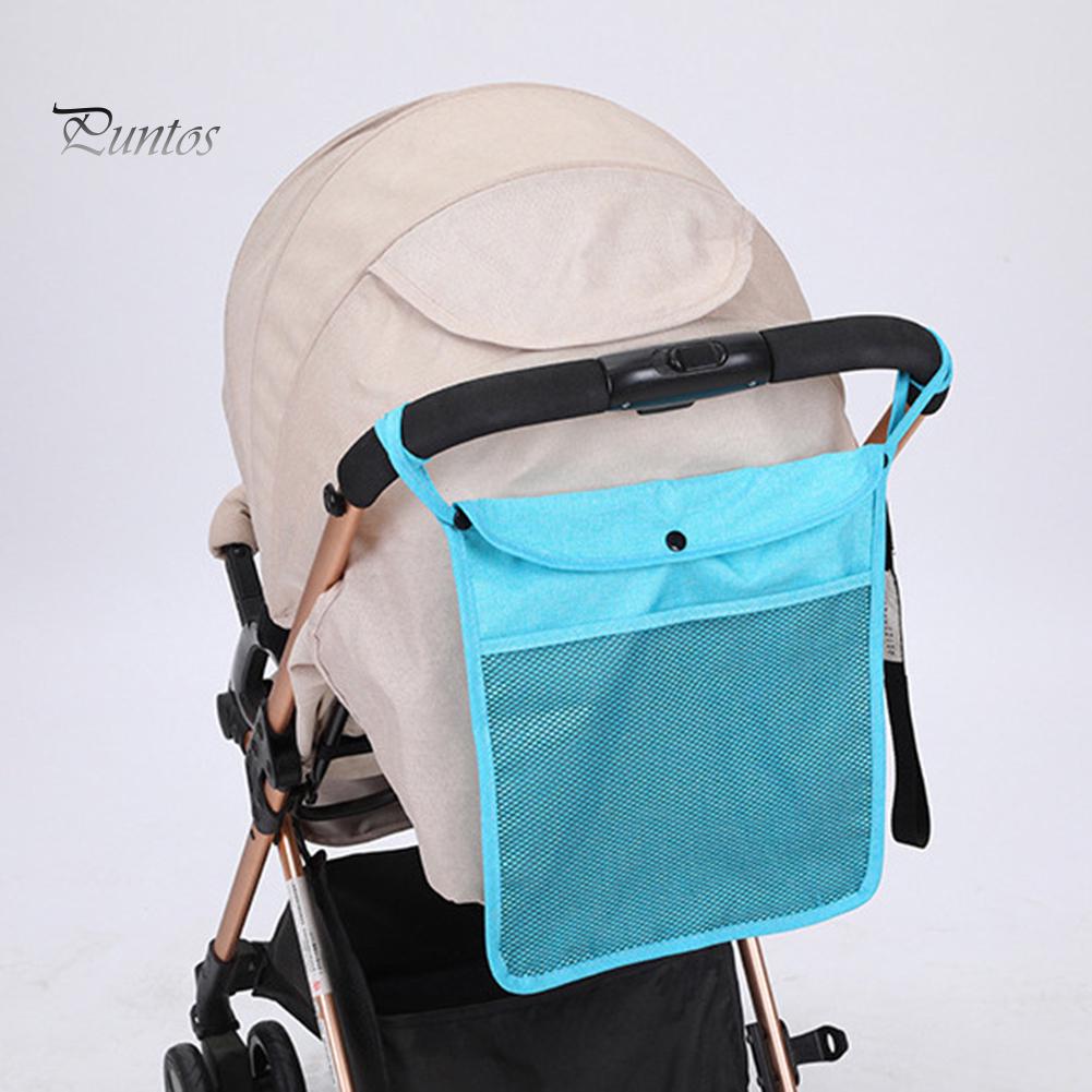 All for BB Baby Stroller Pram Pushchair Mesh Hanging Bag Diaper Bottle Storage Organizer