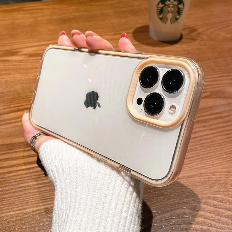 Разноцветный прозрачный чехол для телефона конфетного цвета для iPhone 16 Pro Max 15 14 13 12 11 X XS XR 7 8 Plus SE Прозрачная мягкая противоударная накладка
