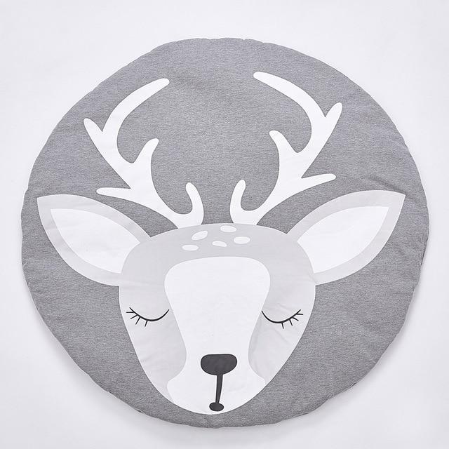 INS детские игровые коврики детский ползающий напольный коврик постельные принадлежности одеяло с кроликом хлопковый ковер декор комнаты