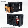 Клетка для зверя 42142 Тигр Дети Сборка Мелкие Строительные Блоки Игрушка Животные Аксессуары Модель Мейгао