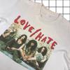 1989 Love Hate рок-группа Хлопок Классическая футболка Все размеры BO640 Унисекс футболка