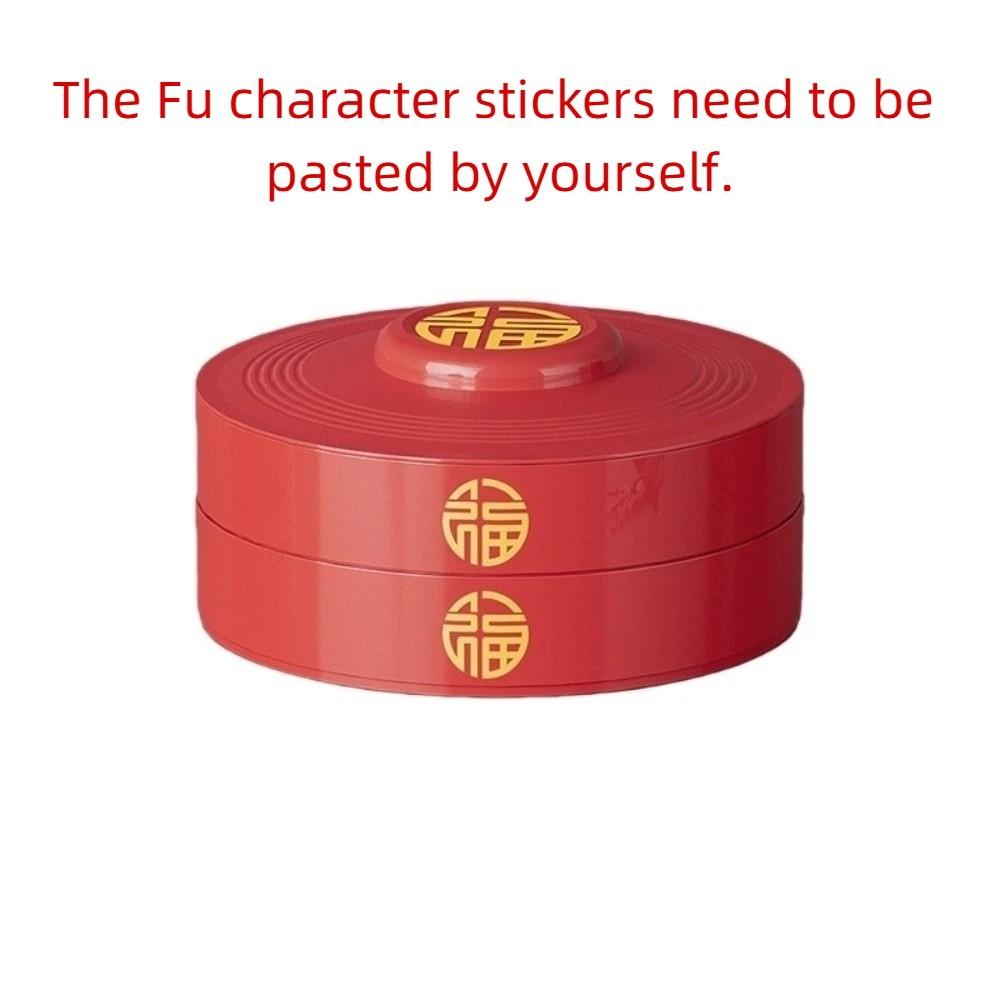 2 Layers Nut Serving Tray 8-Compartment Biscuit Fruit Plate Multi-functional Candy Box  Party