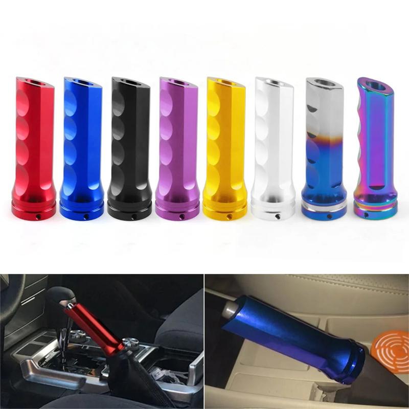 Anti-slip Aluminum Car Handle Hand Brake Sleeve Decoration Handbrake Handle Hand Protector Cover