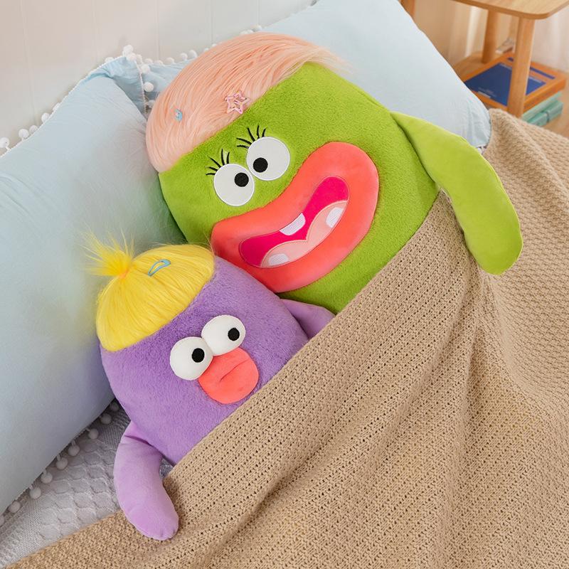 Dopamine Ugly Cute Little Monster Plush Toy Big Mouth Doll Child Companion Pillow Rag Doll
