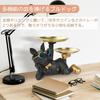 SENJWARM Brand Lying Dog Holding Two Charming Funny Funny Dog French Bulldog Double Day Convenient Tabletop Key Entryway Interior Glasses Storage for
