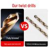Набор спиральных сверл HSS с шестигранным хвостовиком с титановым покрытием - Высокоэффективный отвод стружки для дерева и металла