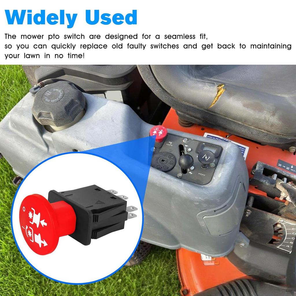 Strong 10 Amp Mower Switches Replacement 8 Terminals Plastic Safety Cutoff Switches for Various Lawn Equipment Brands