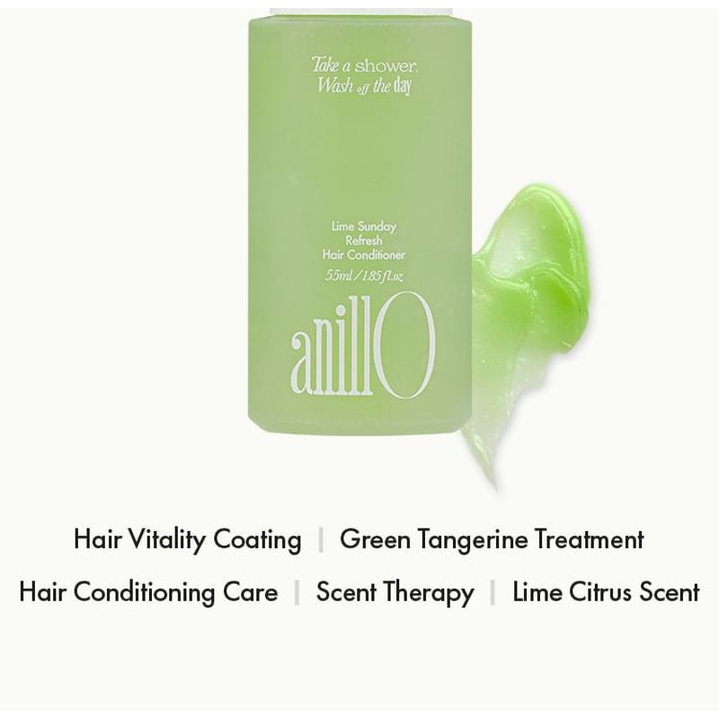 anillO - Lime Sunday Refresh Hair & Brush Mini Set