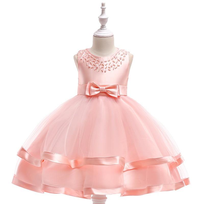 Girls Princess Dress Formal Party Gown Kids 110-150cm