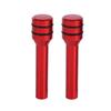 2Pcs Car Truck Aluminum Interior Door Lock Knob Pins Cover Red
