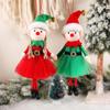 Newest Christmas Elves Stuffed Plush Dolls Hanging Ornaments Xmas Tree Decor Cute Boy Girl Elf Pendant Kids Gifts New Year Noel