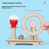 Научный Эксперимент Генератор с Ручным Приводом Детский DIY Ручная Работа Технология Производство Начальная Школа STEAM Помощь Набор Материалов