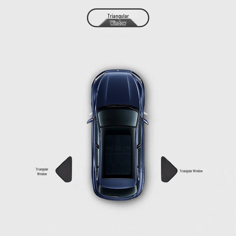 Комплект солнцезащитных шторок для автомобиля AITO New M8: Переднее лобовое стекло и боковые окна второго ряда шторки для конфиденциальности