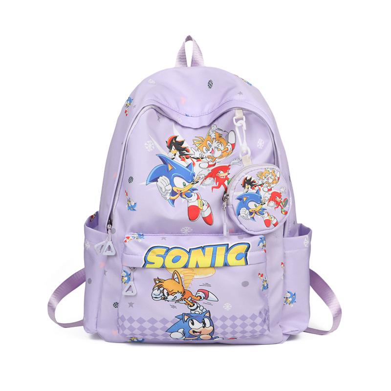 Sonic Kids' Backpack with Coin Pocket for School & Kindergarten