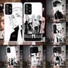 Черный Аниме Чехол Tokyo Aevengers для Samsung Galaxy A13 A14 A15 A16 A17 A53 A54 A55 A56 A57 A33 A34 A35 A36 A37 A23 A24 A2