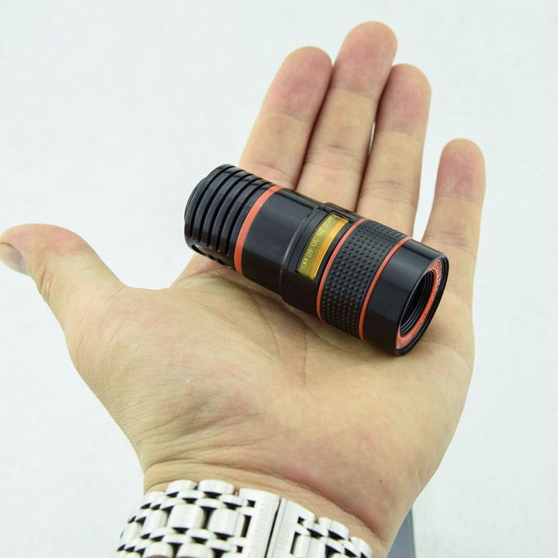 Оптовая торговля фабрики Новый телескоп высокой четкости 8 × 18 для мобильного телефона Универсальная камера Внешний универсальный зажим.