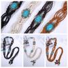 Versatile Woven Belt Ethnic Style Dress Chain Waist Dress Accessories Braided Waist Belt  Women