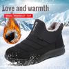 Fashion 2024 Winter Women's Cotton Boots, Old Beijing Cloth Shoes, Snow Covered Plush, Thick, Warm Flat Bottom, Non Slip Women's Shoes