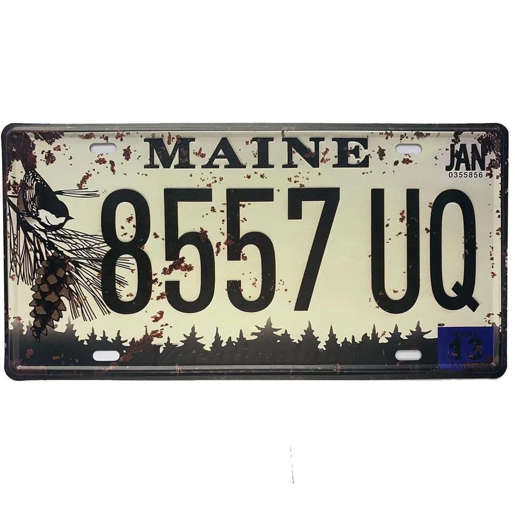 Винтажный номерной знак, ржавый металлический знак, передняя часть автомобиля, персонализированный номерной знак, новинка, старый номерной знак, декор для гаража, бара, клуба, кафе