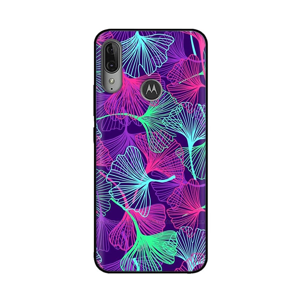 Чехол для Moto E6 Plus Мягкая черная силиконовая задняя крышка телефона для Motorola Moto E6 Play E6s 2020 Чехол-крышка для MotoE6 Plus Coque Funda