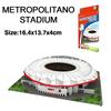 3D Paper Football Field Stadium Model Various Styles Creative DIY Ornament Household Desk Study Decoration Gifts for Fan TMZ