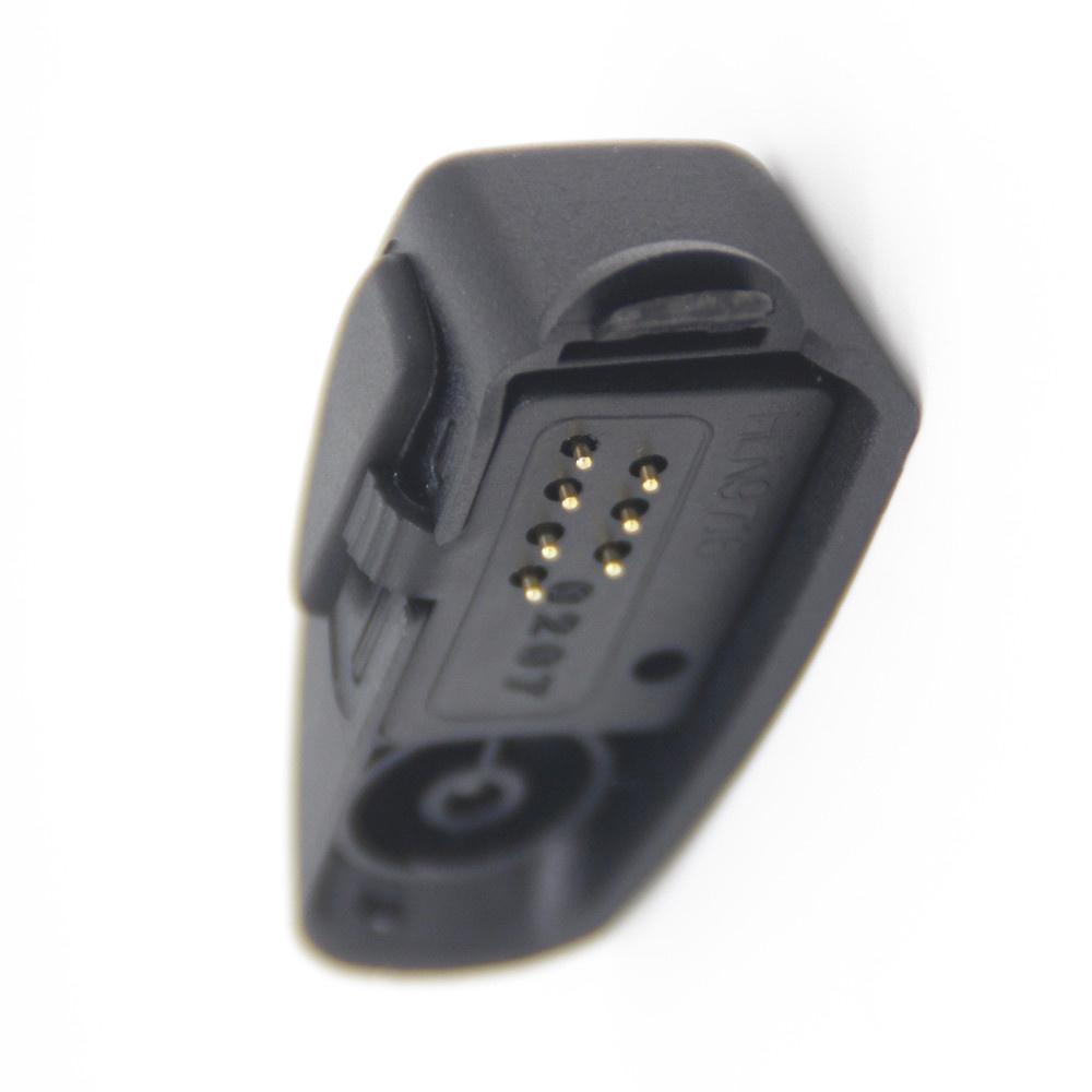 Earpiece Headset Mic Audio Adapter For Motorola Walkie Talkie Radio GP340 GP338